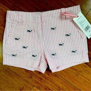 Vineyard Vines Seersucker Whale Shorts, size 3T